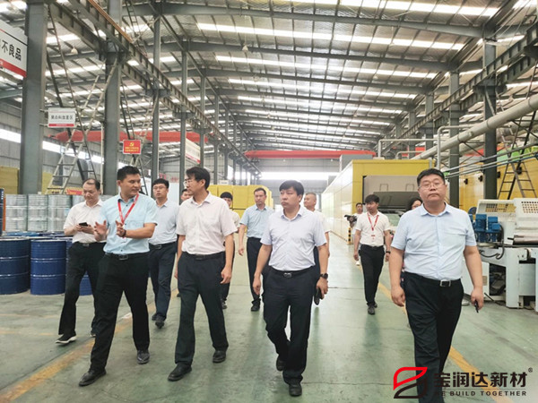 省金融辦副局長和市金融局長來寶潤達考察