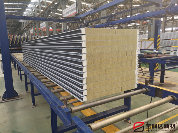聚氨酯巖棉夾芯板廠家 PU封邊復(fù)合板